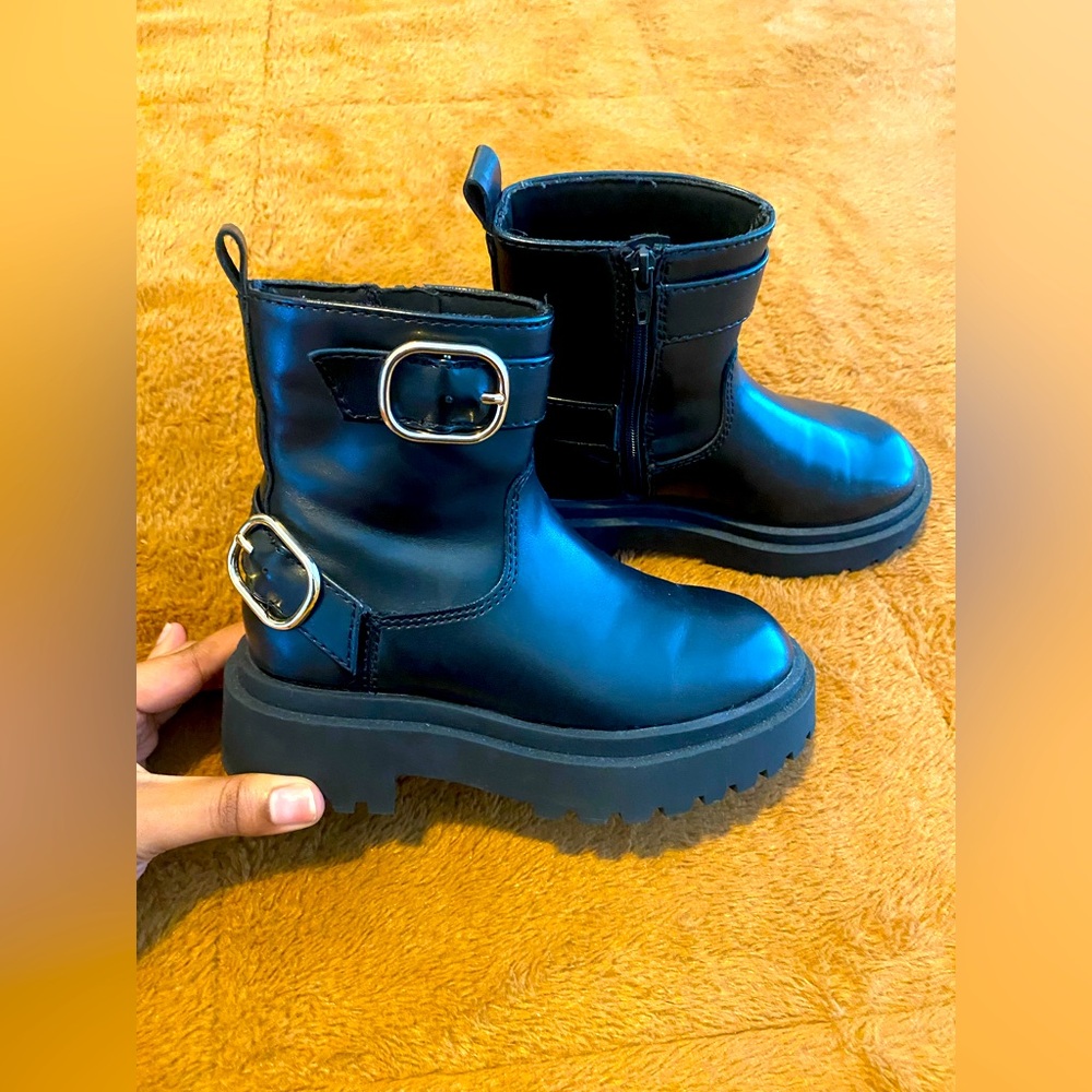 Zara Children Black Ankle Boots